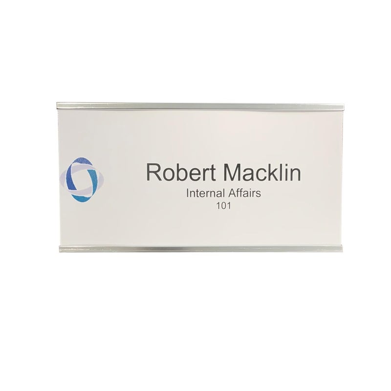NapTags Perforated Paper Nameplate Inserts, Pack of 20 (8" x 4") - Image 5